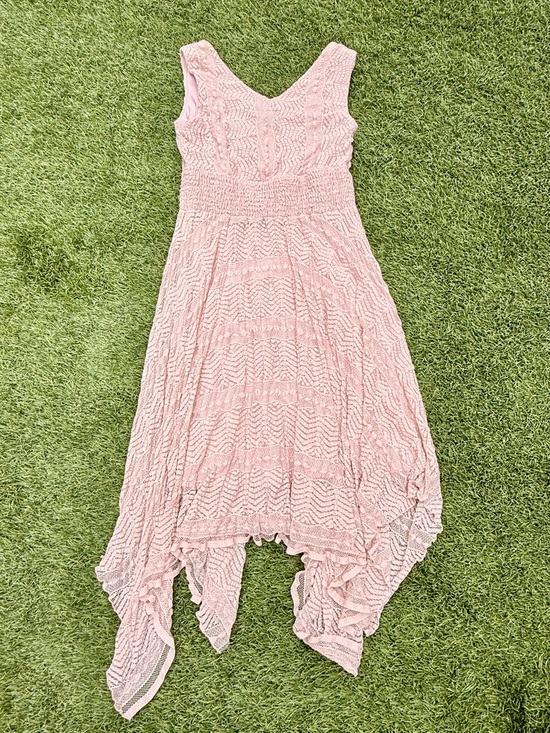 Rabbit Rabbit Rabbit Dresses & Skirts - This dress IS romance. Rabbit Rabbit Rabbit Blush Pink Lace Midi Dress.